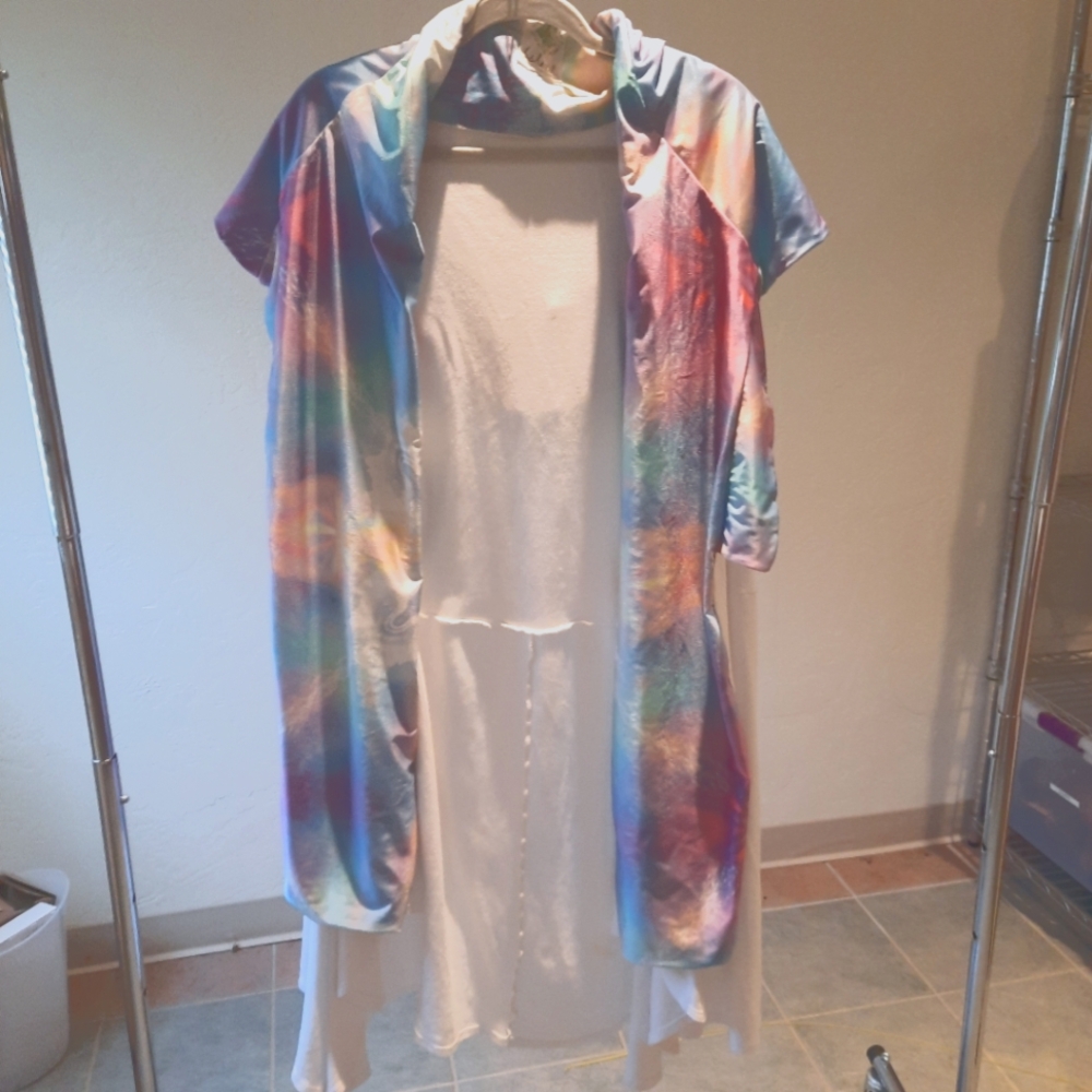 LeSherah Rainbow Hooded Cloak